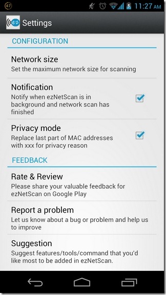 ezNetScan-Android-Settings ezNetScan-Android-Settings