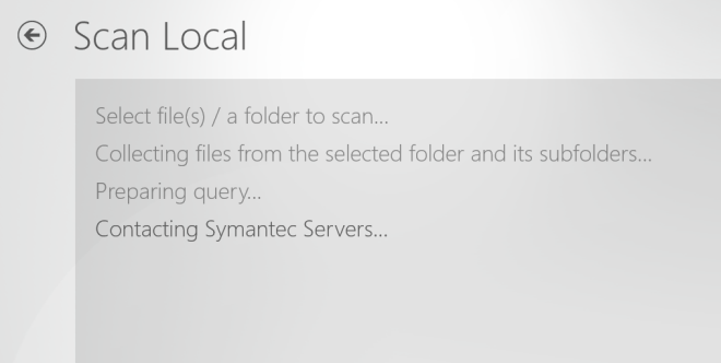 scanning file scanning file