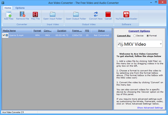 Ace Video Converter Ace Video Converter