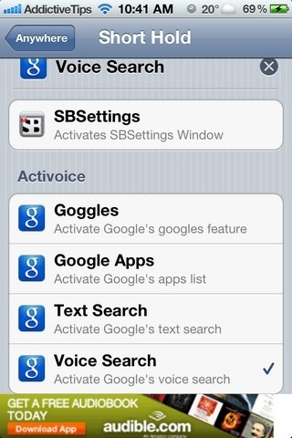 Activoice Settings Activoice Settings