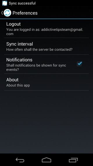 AppSyncer-Android-Settings