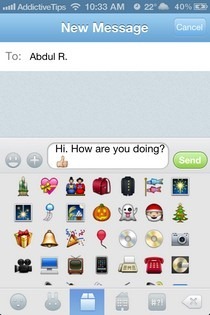 GO SMS iOS 5 Compose