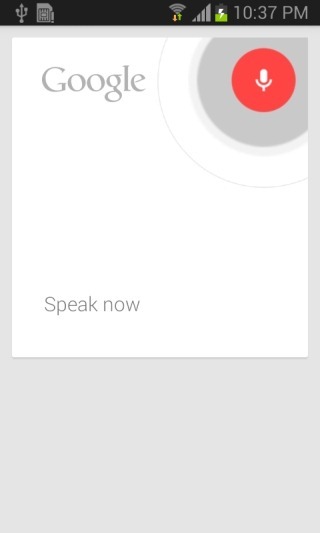 Google Now on Galaxy S II Google Now on Galaxy S II