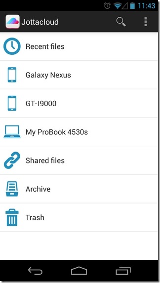 Jottacloud-Android-Home Jottacloud-Android-Home