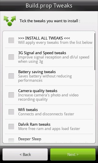 Optimized tweaks. Optimized tweaks