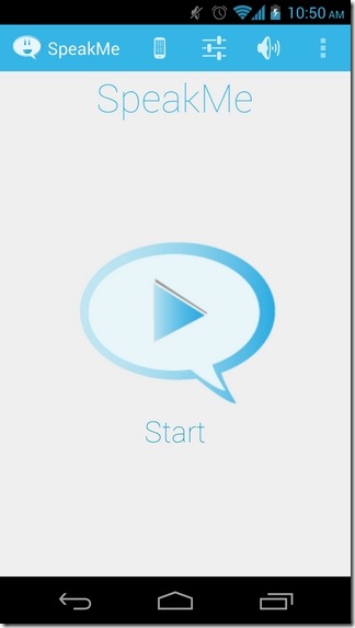 SpeakMe-Android-Home
