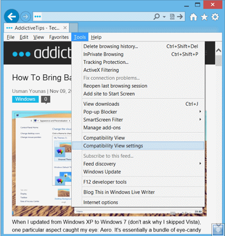 How To Enable Adobe Flash On Any Website Under Internet Explorer 10 Metro