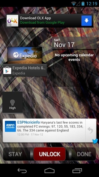 Widget-Lock-Android-Sample1