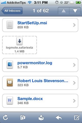 Attachments for Mail Attachments for Mail