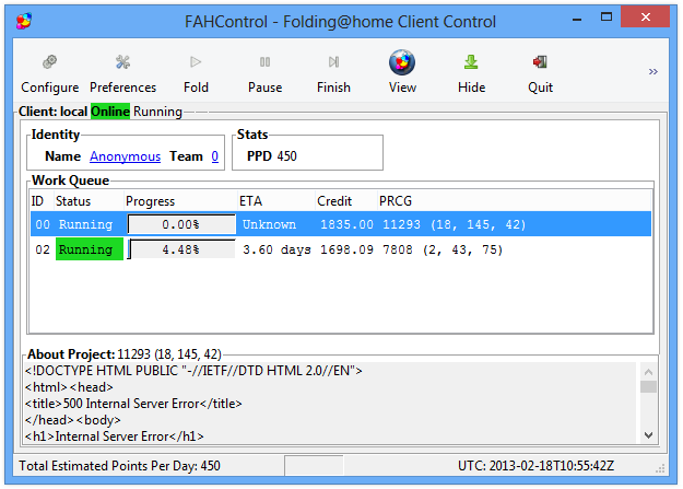 FAHControl - Folding@home Client Control