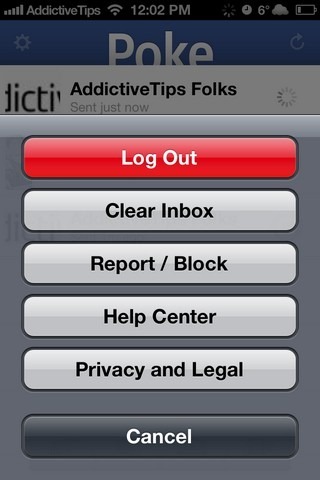 Poke Is A Facebook Chat App For iPhone With Self-Destructing Messages