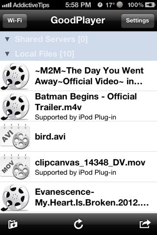 GoodPlayer iOS Home GoodPlayer iOS Home