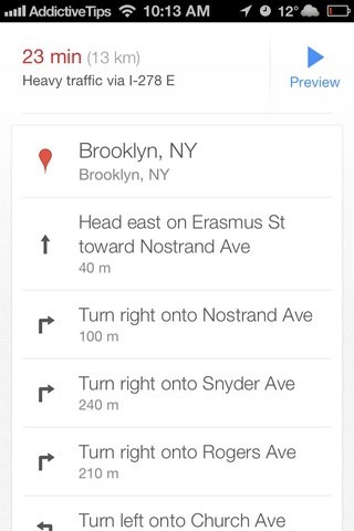 Google Maps iOS 6 Turn by Turn Google Maps iOS 6 Turn by Turn