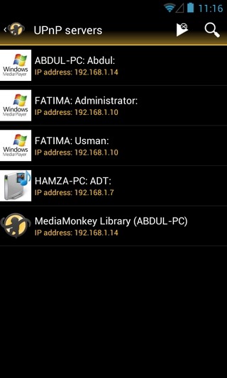 MediaMonkey-Beta-Android-UPnP-Servers
