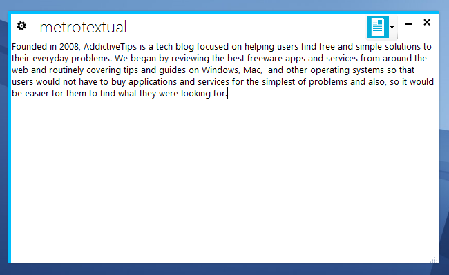 MetroTextual MetroTextual