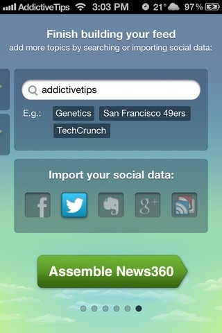 News360 iPhone Assemble