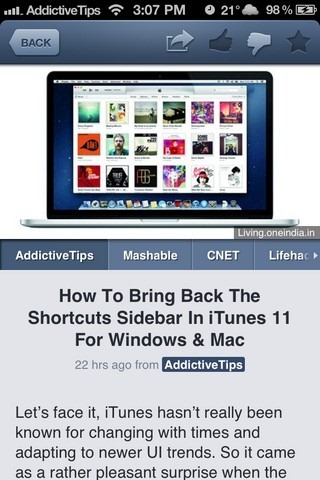 News360 iPhone Story