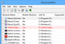 fix broken shortcuts windows 10