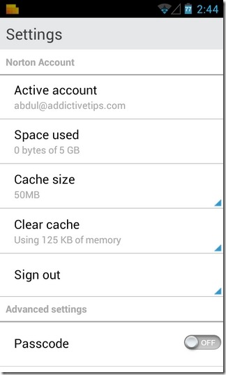 Norton-Zone-Cloud-Sharing-Android-Preferences