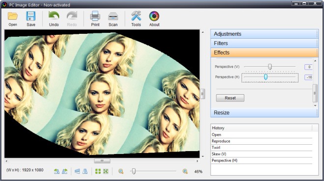 PC Image Editor_Effects PC Image Editor_Effects