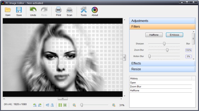 PC Image Editor_Filters PC Image Editor_Filters