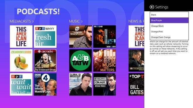 Podcasts! Settings Podcasts! Settings