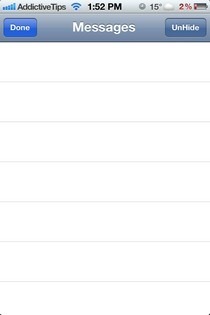 SMSOptions Pro iOS Unhide SMSOptions Pro iOS Unhide