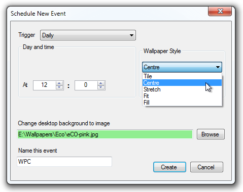 Schedule New Event Style Schedule New Event Style