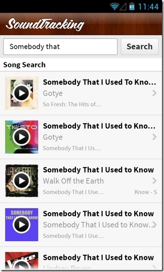 SoundTracking-Android-Search