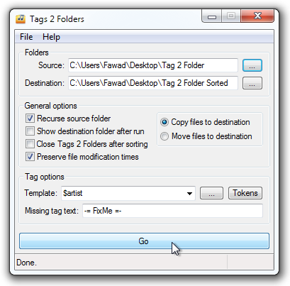 Tags 2 Folders
