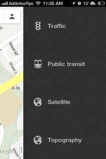Topography for Google Maps Option