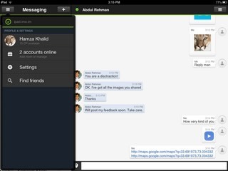 imo iPad Menu imo iPad Menu
