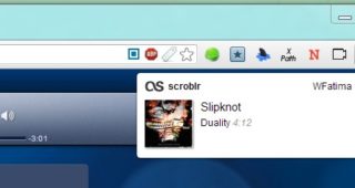 scroblr for Chrome & Safari