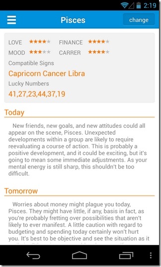 Calendar-Pro-Android-Horoscope Calendar-Pro-Android-Horoscope