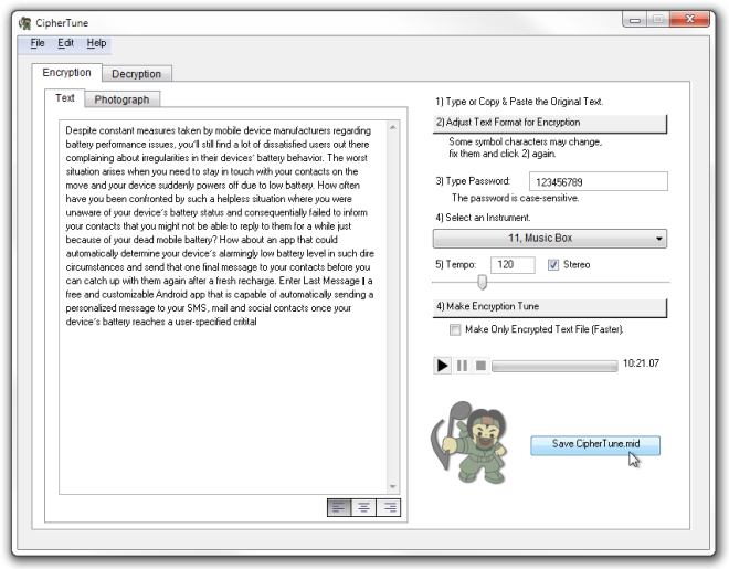 CipherTune CipherTune