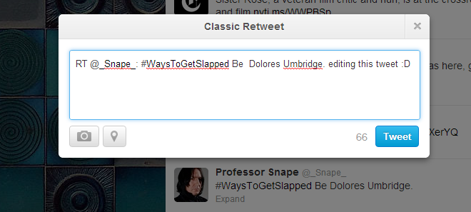 Classic Retweet edit Classic Retweet edit