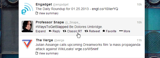 Classic Retweet Classic Retweet