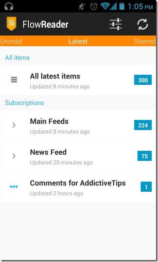 Flow-Reader-Android-Home Flow-Reader-Android-Home