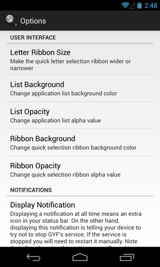 GYF-Android-Settings