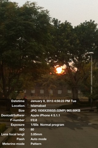 Handy Album iOS EXIF