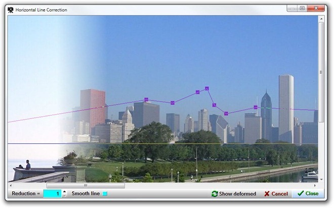 Horizontal-Line-Correction Horizontal-Line-Correction
