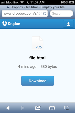 Dropbox iOS Dropbox iOS