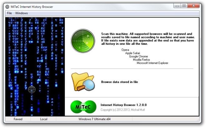 MiTeC Internet History Browser MiTeC Internet History Browser