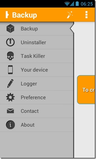 Orange-Backup-Android-Sidebar Orange-Backup-Android-Sidebar