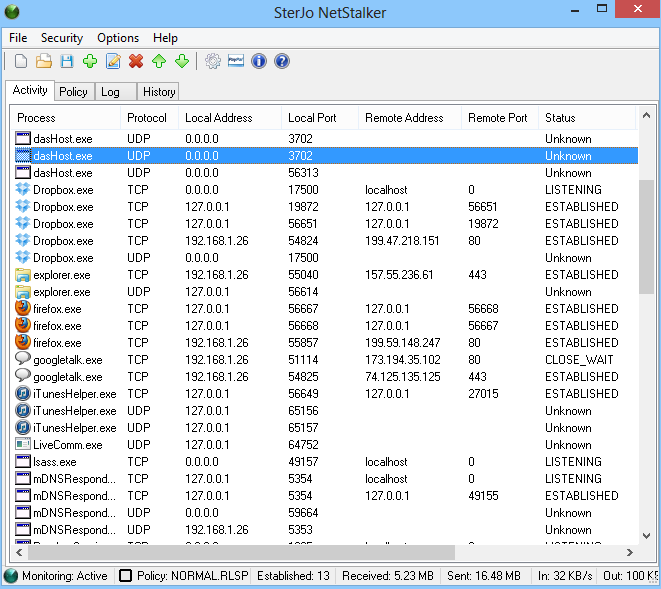 SterJo NetStalker SterJo NetStalker