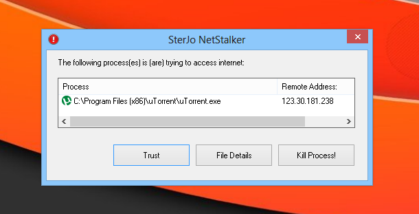 SterJo NetStalker_Block Window SterJo NetStalker_Block Window