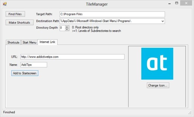 TileManager Internet Link TileManager Internet Link