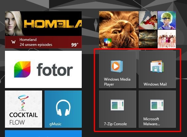 TileManager Start Screen TileManager Start Screen