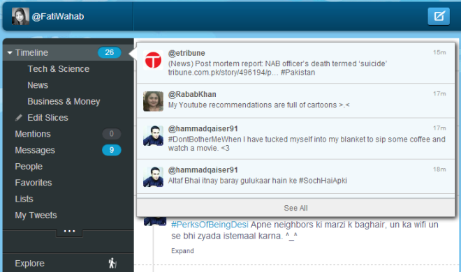 TweetCaster new tweets TweetCaster new tweets