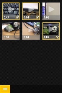 VideoBite iOS Select